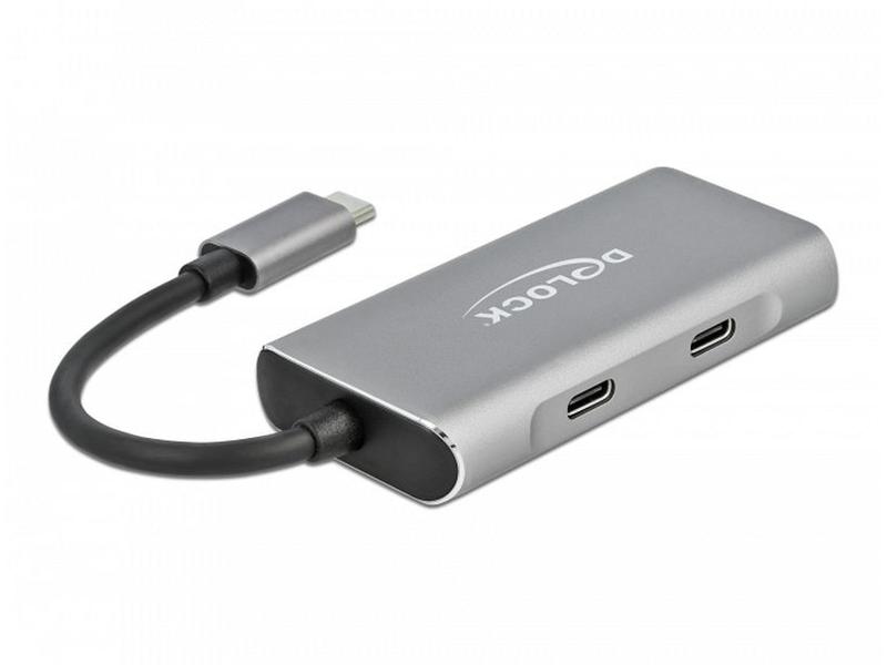Delock USB-Hub USB 3.1 Gen 2 Typ-C - 2x USB-A + 2x USB Typ-C