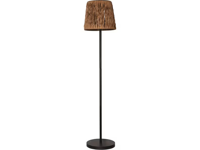 Star Trading Stehleuchte Solar Cesta, 127 cm, Braun/Schwarz