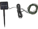 Star Trading Lichterkette Solar Dew Drop Micro, 100 LEDs, 740 cm, Grün