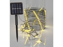 Star Trading Lichterkette Solar Dew Drop Micro, 100 LEDs, 740 cm, Grün