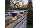 Star Trading Gartenlicht Solar Wandlaterne Bubbly Fence, 4 Stück