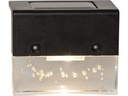 Star Trading Gartenlicht Solar Wandlaterne Bubbly Fence, 4 Stück