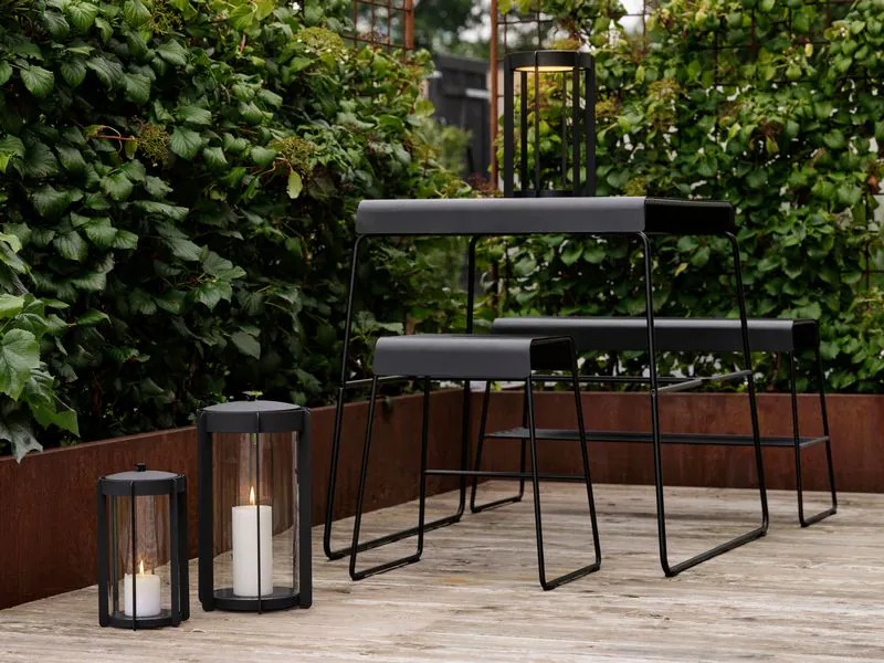 Zone Denmark Hocker A-Stool 38.5 x 45 cm, Schwarz