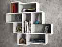 Woody Fashion Regal Parola 115.5 x 103.5 cm, Weiss