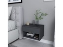 Woody Fashion Nachttisch Jamot 44.6 x 29 x 31.9 cm, Anthrazit