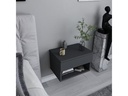 Woody Fashion Nachttisch Jamot 44.6 x 29 x 31.9 cm, Anthrazit