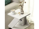 Woody Fashion Couchtisch Albeni 30 x 50 x 30 cm, Weiss
