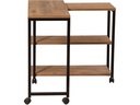 Woody Fashion Beistelltisch Melin 70 x 30 x 63 cm, Braun