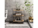 Woody Fashion Beistelltisch Lazandos 46 x 76 x 30 cm, Nature/Schwarz