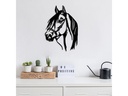 Wallxpert Wanddekoration Horse 40 x 55 cm, Metall