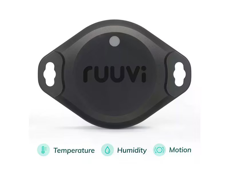 ruufi Temperatur- und Feuchtigkeitsmessgerät RuuviTag Pro 3 in 1