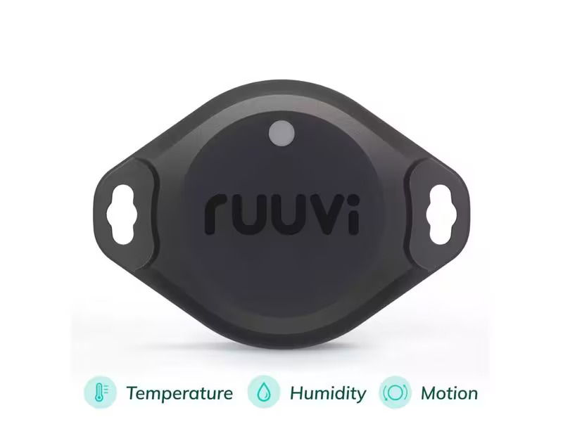 ruufi Temperatur- und Feuchtigkeitsmessgerät RuuviTag Pro 3 in 1