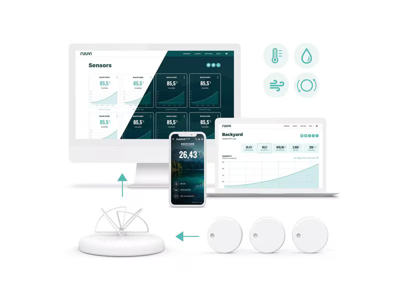 ruufi Ruuvi Gateway Bluetooth zu WiFi / LAN
