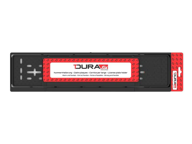 DURAfix Numernrahmen-Set Kunststoff schwarz, 30 × 8 cm/50 × 11 cm