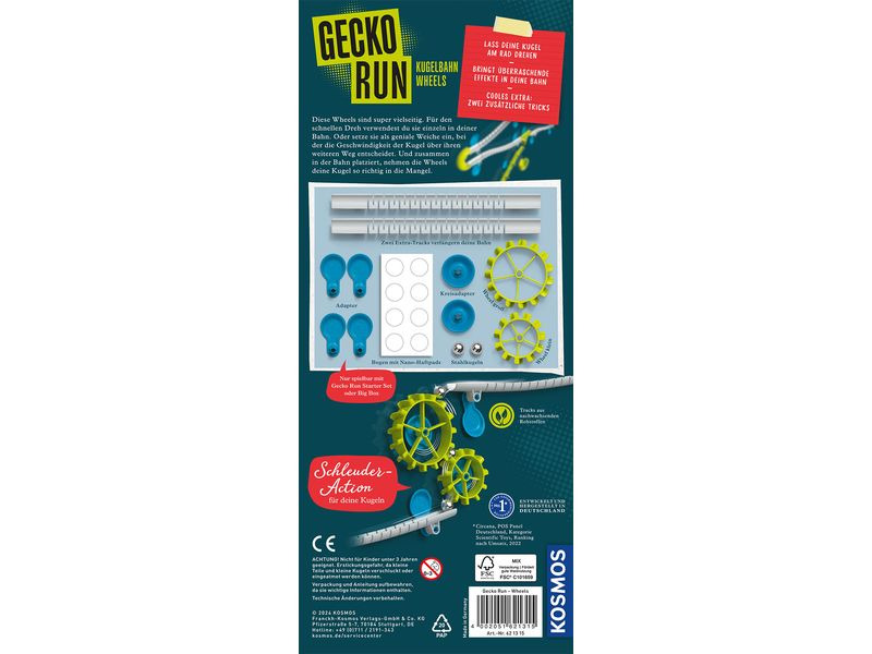 Kosmos Kugelbahn Gecko Run – Wheels
