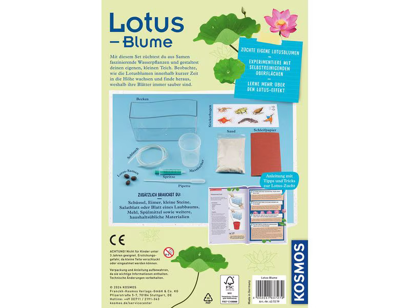 Kosmos Experimentierkasten Lotusblume