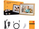 Kodak Digitaler Bilderrahmen RCF-1012W 10 WiFi Hellbraun; Weiss