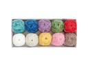 Rico Design Wolle Ricorumi Nilli Nilli Rainbow, 10er Set
