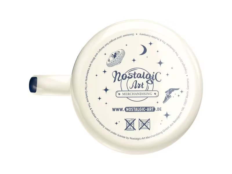 Nostalgic Art Universaltasse Goodyear 360 ml, 1 Stück, Dunkelblau/Weiss