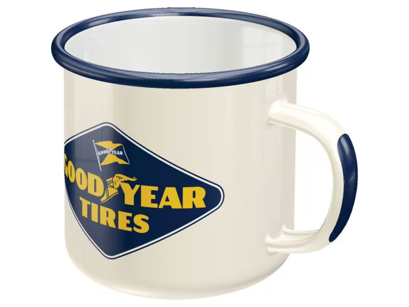 Nostalgic Art Universaltasse Goodyear 360 ml, 1 Stück, Dunkelblau/Weiss