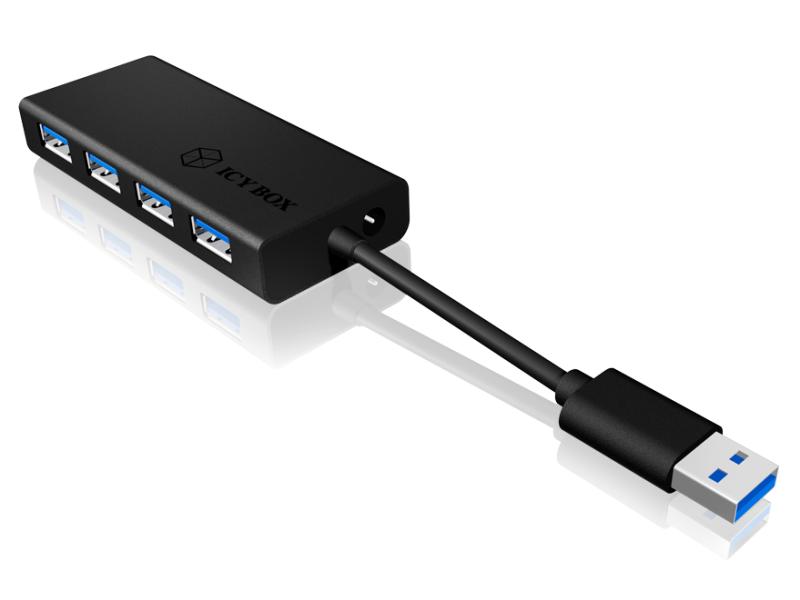 ICY BOX USB-Hub IB-AC6104-B