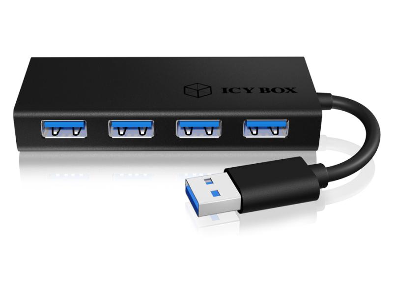 ICY BOX USB-Hub IB-AC6104-B