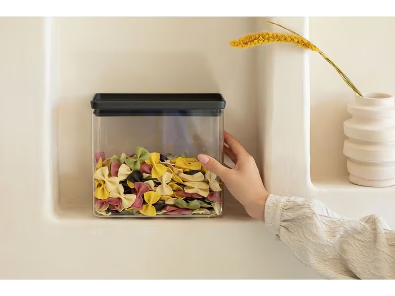 Brabantia Vorratsdose Tasty+ 3.5 l, Dunkelgrau