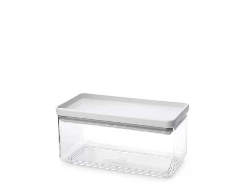 Brabantia Vorratsdose Tasty+ 1.5 l, Hellgrau/Transparent
