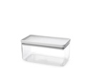 Brabantia Vorratsdose Tasty+ 1.5 l, Hellgrau/Transparent