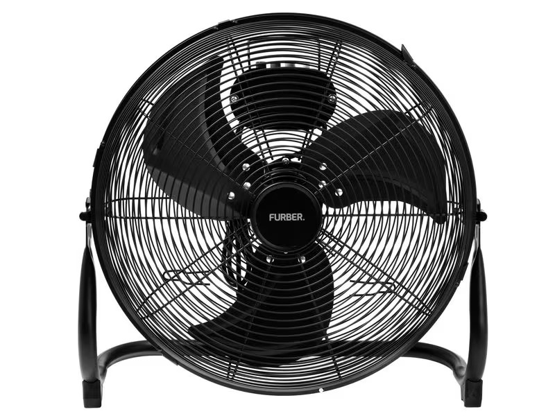 FURBER Bodenventilator Vayu-Industry 16 Schwarz matt