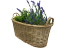Dameco Kunstblume Lavendel und Kamille im Korb, 40 x 54 x 24 cm