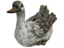 Dameco Dekofigur Ente Grau, 31.8 x 18.7 x 23.5 cm