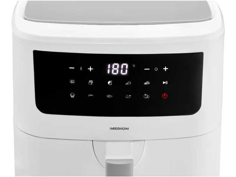 Medion Heissluft-Fritteuse MD 11750 7.2 l, Weiss