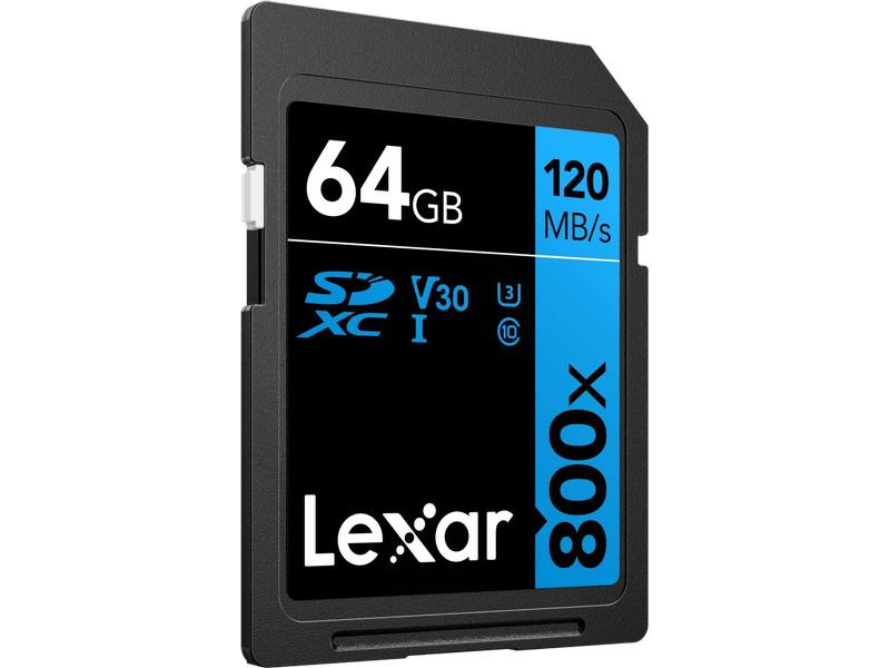 Lexar SDXC-Karte High-Performance 800x BLUE Series 64 GB
