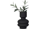 House Nordic Vase rund 22 cm, Schwarz