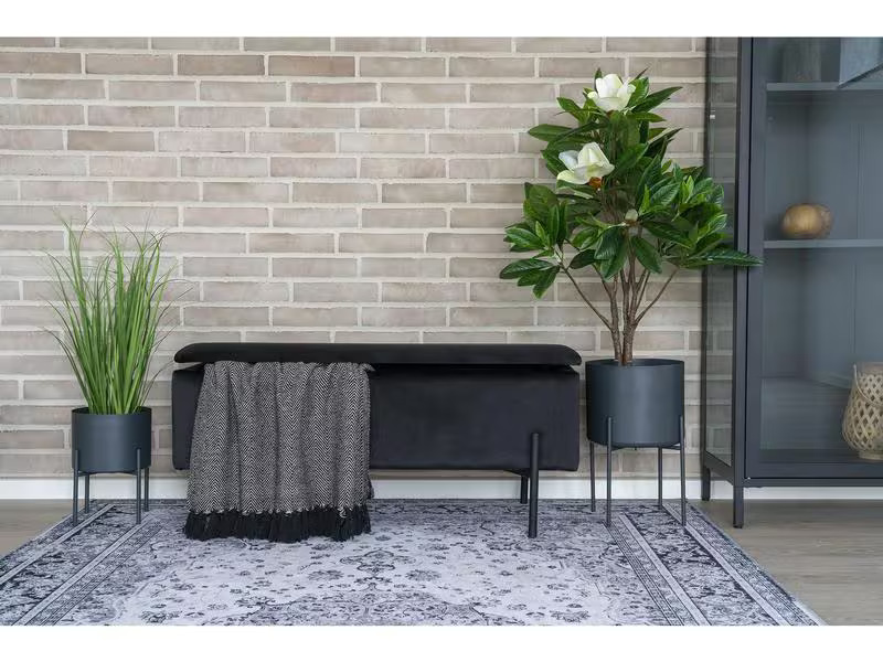 House Nordic Bank Watford 36.5 x 95 x 46 cm, Schwarz
