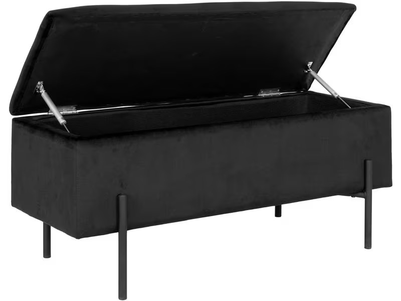 House Nordic Bank Watford 36.5 x 95 x 46 cm, Schwarz