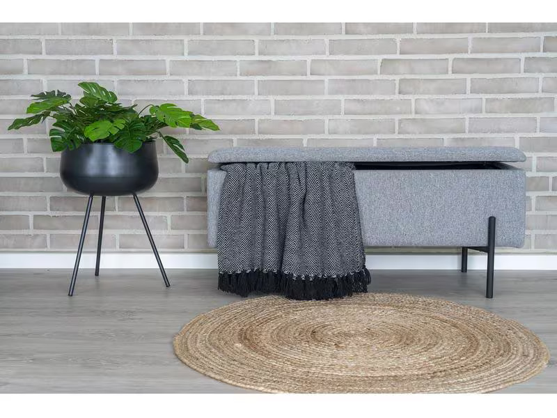 House Nordic Bank Watford 36.5 x 95 x 46 cm, Hellgrau