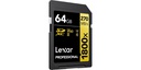 Lexar SDXC-Karte Professional 1800x Gold Series 64 GB