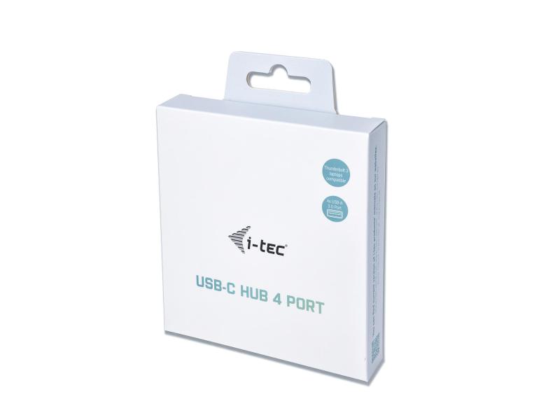 i-tec USB-Hub USB-C Metal 4x USB 3.0
