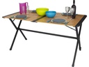 Eurotrail Campingtisch Chambery Bamboo L mit rollbarer Tischplatte