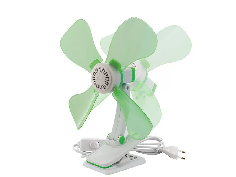 Eurotrail Klammer-Ventilator 230 Volt Grün/Weiss