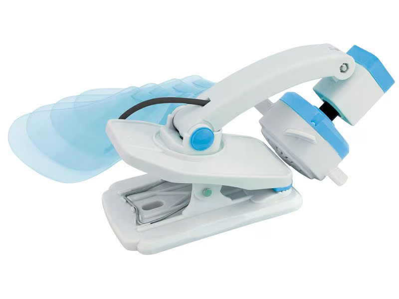 Eurotrail Klammer-Ventilator 12 V Hellblau/Weiss