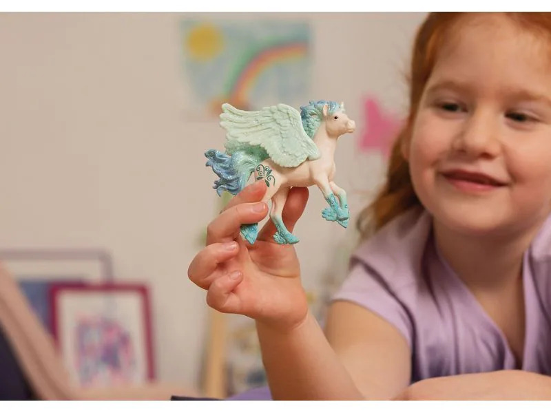 Schleich Spielzeugfigur bayala Stormy Einhorn Fohlen