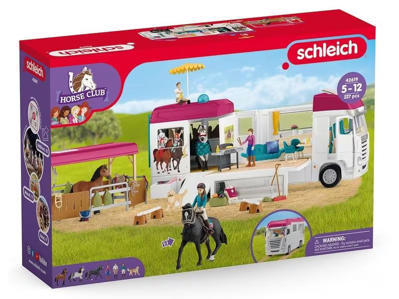 Schleich Spielfigurenset Horse Club Pferdetransporter