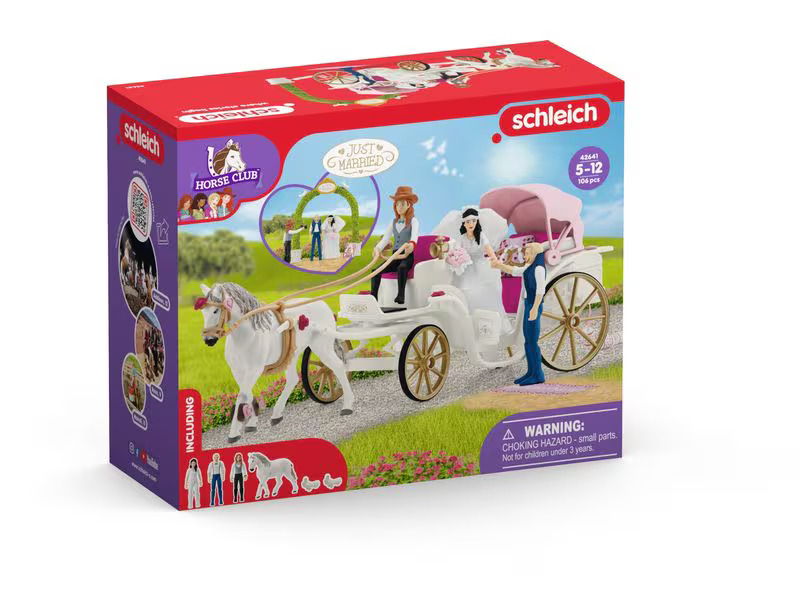 Schleich Spielfigurenset Horse Club Hochzeitskutsche