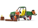 Schleich Spielfigurenset Farm World Waldbauer mit Fahrzeug