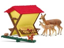 Schleich Spielfigurenset Farm World Fütterung der Waldtiere