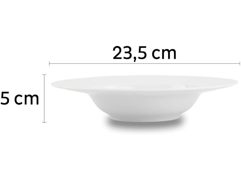 Silwy Magnet-Gourmet-Teller Weiss