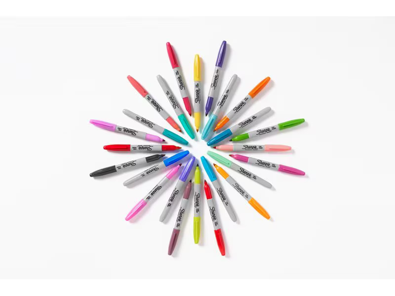Sharpie Fasermaler S-Note Glam Pop Permanent, 12er Pack